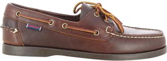 Sebago Bruine Herenschoenen Stijlvol Model - Heren - Bootschoenen - Bruin - 44 EU - Schoenen