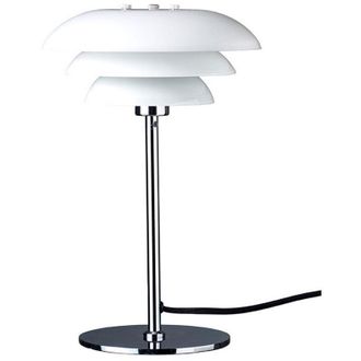 Dyberg Larsen Dyberg Larsen Dl20 Opaal Tafel Lamp W/chrome Finish Lamp Stand