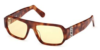 GCDS GD0034 53E Mens Sunglasses Tortoiseshell Size 55