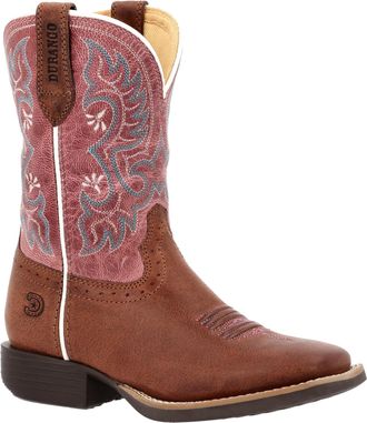 Durango Durango Kids Shyloh Big Kid 8 Square Toe In Rusty M