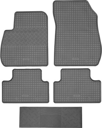OEM Alfombrillas Rigum 901993 + Funda 900101 - Opel Zafira C Minivan De 5 Plazas (2012-2019), Reposapi&eacute;s Delantero Op - Instaladas