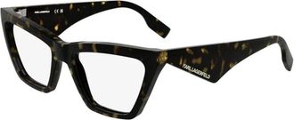 Karl Lagerfeld Kl 6195 Optisch Montuur - Dames - Brillen - Bruin - 54 MM - Accessoires