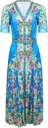 Saloni Abito Lea Shirt-C - - Dresses - Donna - Multicolore - S