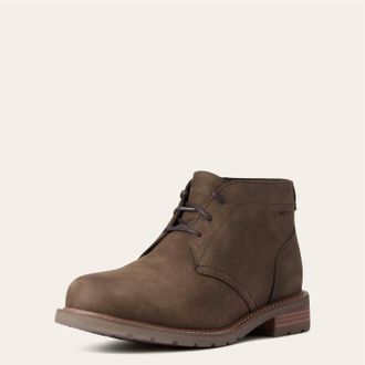 Ariat Mens Kingham Waterproof Lace-Up Boot In Java