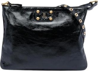 Fendi Pre-owned Crossbody Bag - Dames - Vintage Schoudertas - Zwart - ONE Size - Leer - Vintage