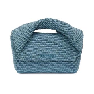 J.W.Anderson Medium Twister Raffia Tote Bag - Dames - Handtassen - Blauw - ONE Size - Tassen