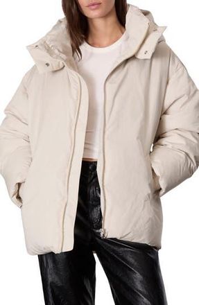 Rag & Bone Matilda Belted Down Puffer Jacket in Beige at Nordstrom Rack, Size Xx-Small