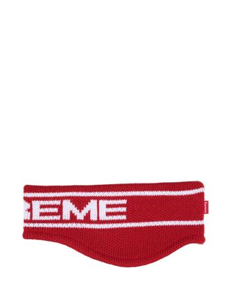 SUPREME logo-detail headband - Rood