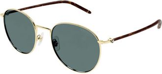 Montblanc Mens Black Square Sunglasses MB0343SA 002