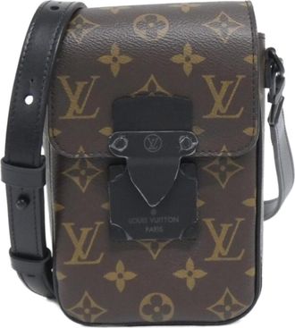 Louis Vuitton Brown Coated Canvas Shoulder Bag (Pre-Owned)