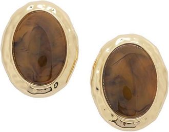 Self Portrait Hammered Earrings