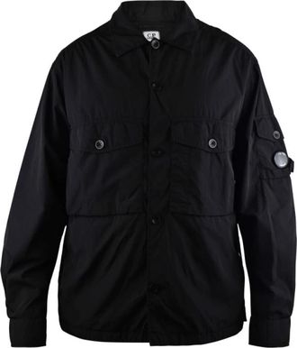 C.P. Company Chrome-R Overshirt - Heren - Zomerjassen - Zwart - 2XL - Jassen