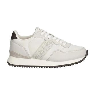 Napapijri Astra 01 Sneaker - Dames - Schoenen - Beige - Maat: 39 EU Leer