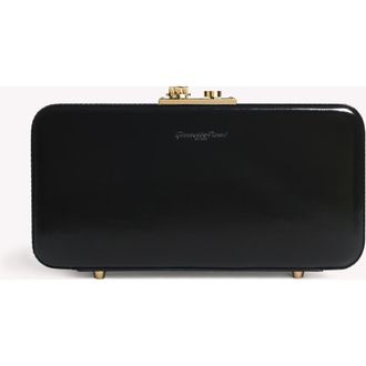 Gianvito Rossi Val&igrave; Clutch in Black at Nordstrom, Size Small
