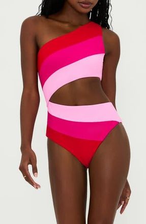 Beach Riot Joyce One-Piece Swimsuit in Gumdrop Colorblock at Nordstrom Rack, Size X-Small