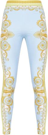 Versace Leggings Stampa Barocco-Donna