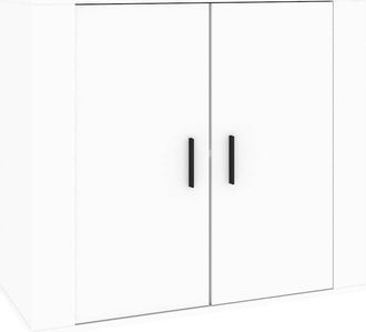 vidaXL Aparador De Madera Contrachapada Blanco 80x33x70 Cm Vidaxl