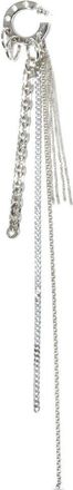 Pucci Crush dangle earring - women - Brass - One Size - Silver
