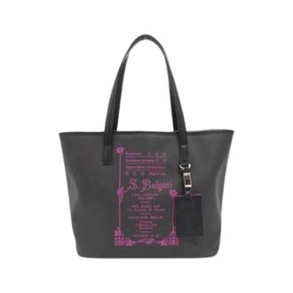 Bulgari Pre-owned Tote Bags, female, Black, Size: ONE SIZE Pre-owned Vintage Tote Bag