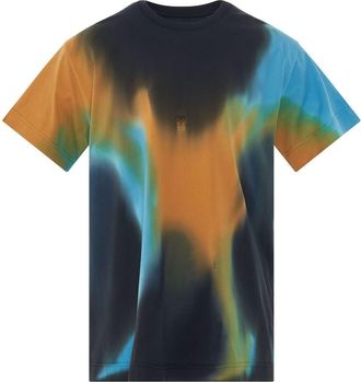 Givenchy Oversized T-shirt met 4G-borduurwerk en tie-dye print - Zwart