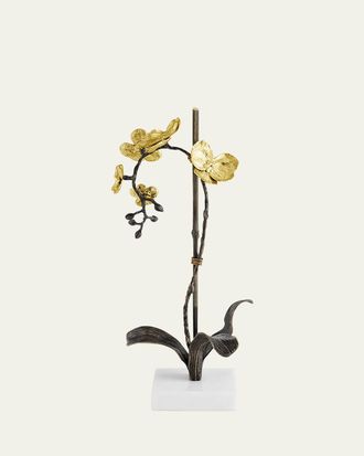 Michael Aram Gold Orchid Small Stem Sculpture