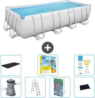 Bestway Piscina Bestway Power Steel Rectangular - 488x244x122 Cm - 8-piezas S582