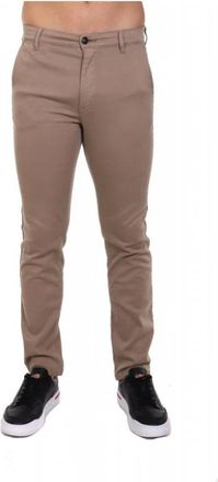 HUGO BOSS Chino Slim - Heren - Chinos - Bruin - W38 - Katoen - Broeken
