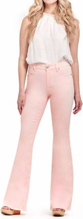 1822 Denim 34 Mid-Rise Flare Jeans Blush