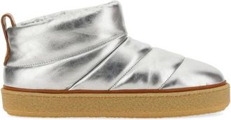 Isabel Marant Schoenen, Dames, Grijs, 36 EU, Leer, Enkellaarsjes