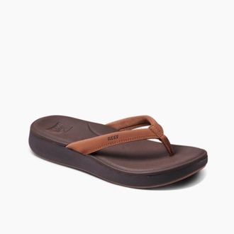 Reef Cushion Cloud CJ3634 Sandals Womens Espresso Round Toe Flip Flop JAX380