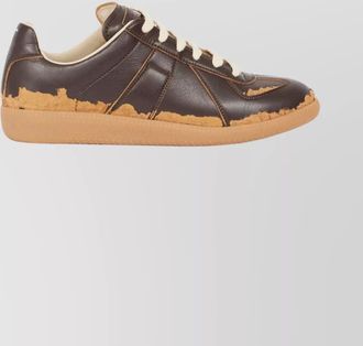 Maison Margiela leather low-top sneakers