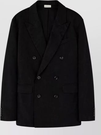 Dries Van Noten balto blazer double breasted front pockets
