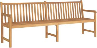 vidaXL Vidaxl - Banco De Jard&iacute;n De Madera Maciza De Teca 228 Cm