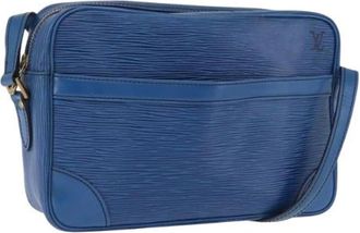 Louis Vuitton Tweedehands leren Louis Vuitton tassen - Dames - Vintage Schoudertas - Blauw - ONE Size - Vintage