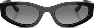 Vogue Eyewear oval-frame sunglasses - women - Acetate - 54 - Black