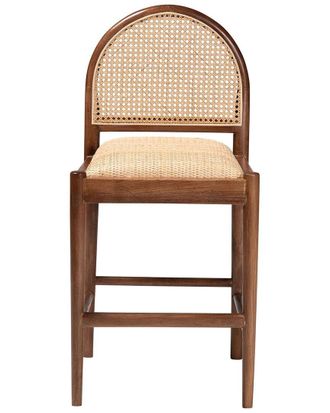 Baxton Studio Maryland Modern Wood Counter Stool