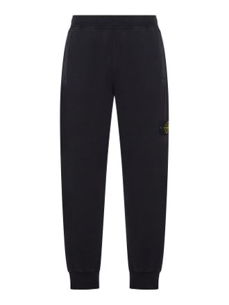 Stone Island COTTON JOGGERS WITH COMPASS LOGO - Stone Island - Man