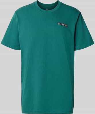 Under Armour Regular Fit T-Shirt mit Logo-Applikation in Petrol, Gr&ouml;&szlig;e XXXL