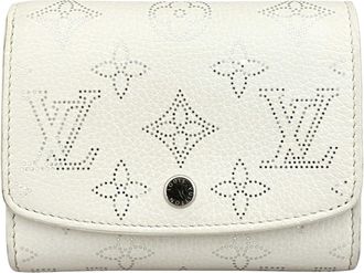 Louis Vuitton White Leather Wallet (Bi-Fold) (Pre-Owned)