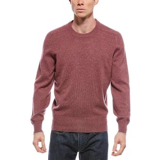 Brunello Cucinelli Red Crew Neck Knit Sweater, Brand Size 50 (US Size 40)