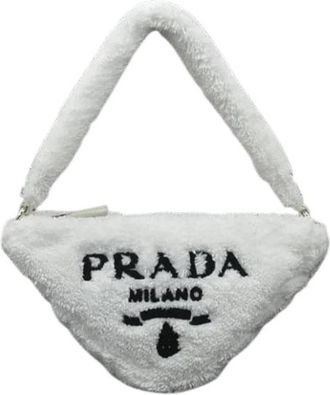 Prada Pre-owned Mini Bag - Dames - Vintage Mini Tas - Wit - ONE Size - Vintage