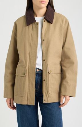 Pendleton Cascades Canvas Barn Coat in Old Oak at Nordstrom, Size X-Small