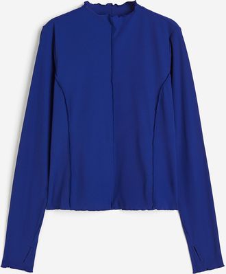 H&M Langarm-Sportshirt aus DryMove - Blue