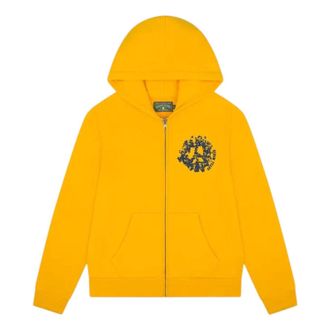 Denim Tears Denim University Zip Hoodie Yellow SS25TZH10391883