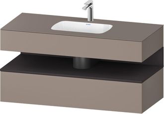 Duravit Qatego Lavabo Encastrado Con Base De Lavabo Consola, - Duravit