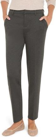 Nic+Zoe Ponte Straight Leg Pants in Charcoal at Nordstrom Rack, Size 14P
