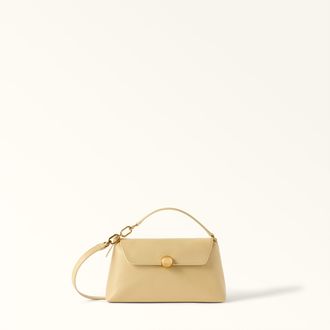 Furla Sfera Soft Mini Bag Morning Yellow Nappa Leather Woman