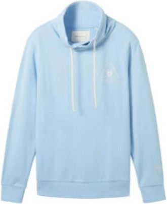 Tom Tailor Heren, Sweatshirts & Hoodies, Blauw, Maat: L