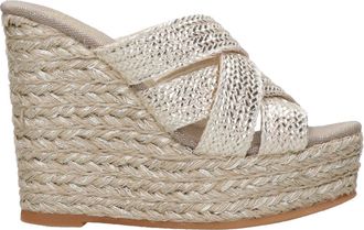 Espadrilles sandalen grijs