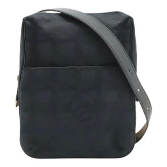 Chanel Pre-owned New Travel Line Nylon Schoudertas - Dames - Pre-owned - Zwart - Maat: ONE Size Nylon